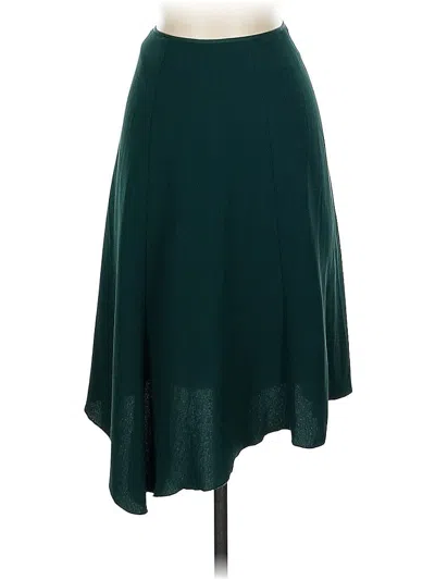 Pre-owned H&m Formal Skirt In Green