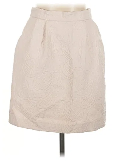 Pre-owned H&m Formal Skirt In Ivory