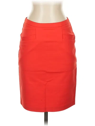 Pre-owned H&m Formal Skirt In Red