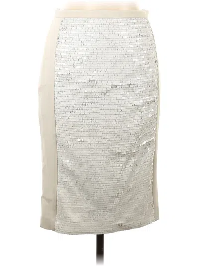 Pre-owned H&m Formal Skirt In Silver