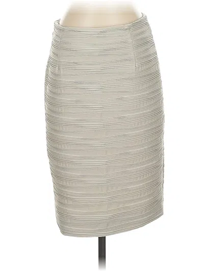 Pre-owned H&m Formal Skirt In Silver