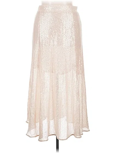 Pre-owned H&m Formal Skirt In Silver
