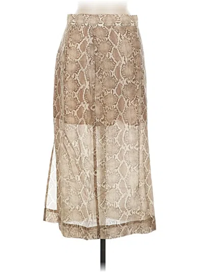 H&m Formal Skirt In Tan