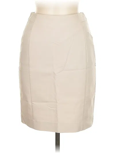 Pre-owned H&m Formal Skirt In White