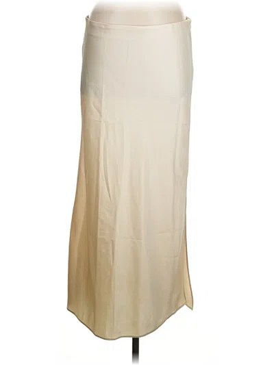 Pre-owned H&m Formal Skirt In White