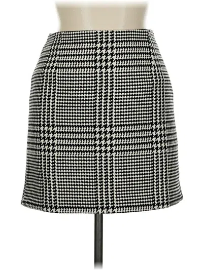 Pre-owned H&m Formal Skirt In White