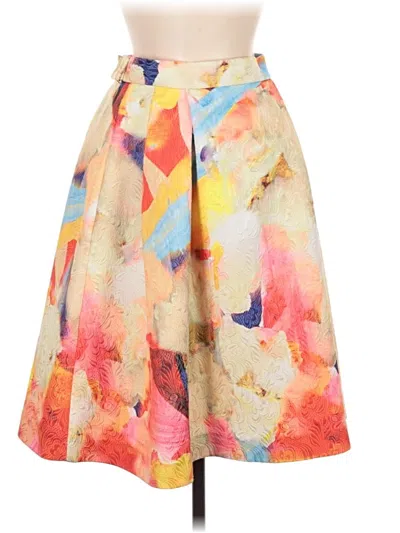 Pre-owned H&m Formal Skirt In Yellow