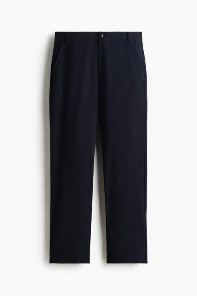 H&m Four-way Stretch Chinos In Blue