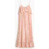 H&m Frill-trimmed A-line Dress In Pink