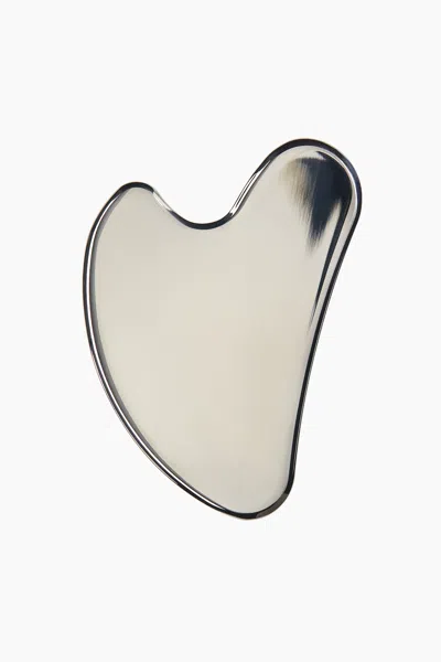 H&m Gua Sha Tool In Silver-colored