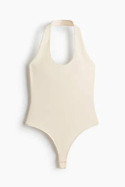 H&m Halterneck Thong Bodysuit In Multi