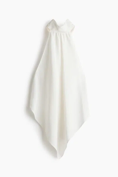 H&m Halterneck Top In White