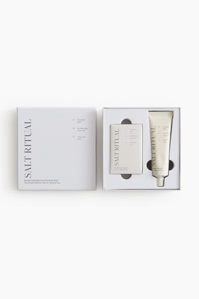 H&m Hand Soap & Hand Cream Gift Set In Salt Ritual