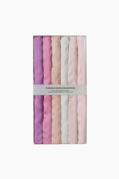 H&m Heatless Hair Curler Rods In Dusty Pink