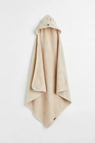 H&m Hooded Bath Towel In Brown
