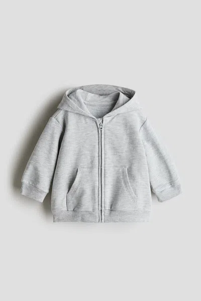 H&m Babies' Hooded Jacket In Gray
