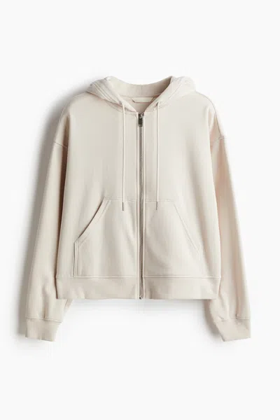 H&m Hooded Jacket In Metallic