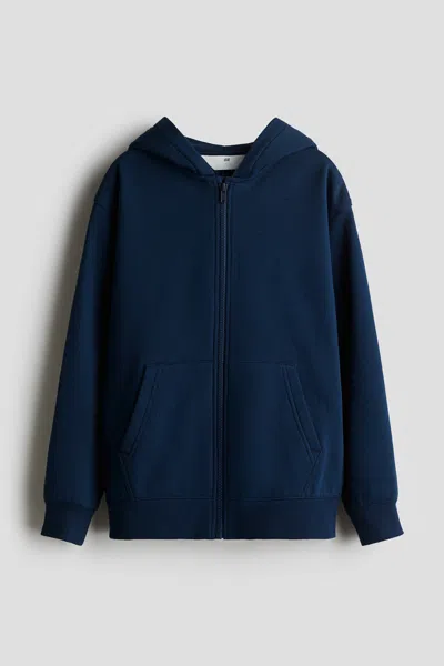 H&m Kids' Hooded Jacket In Blue