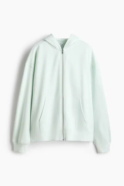 H&m Hooded Jacket In Green