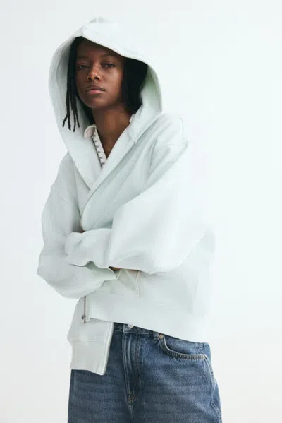 H&m Hooded Jacket In Blue