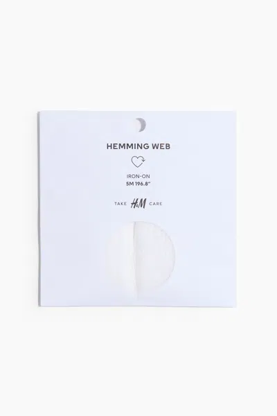 H&m Iron-on Hem Tape In White