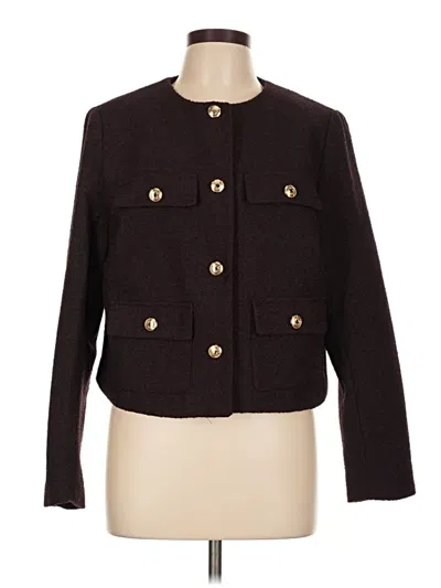 Pre-owned H&m Jacket In Brown