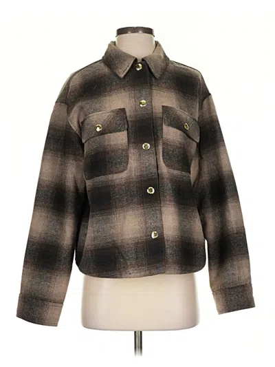 Pre-owned H&m Jacket In Brown