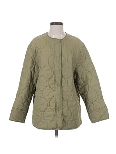Pre-owned H&m Jacket In Green