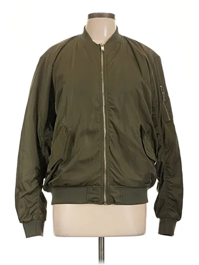 Pre-owned H&m Jacket In Green