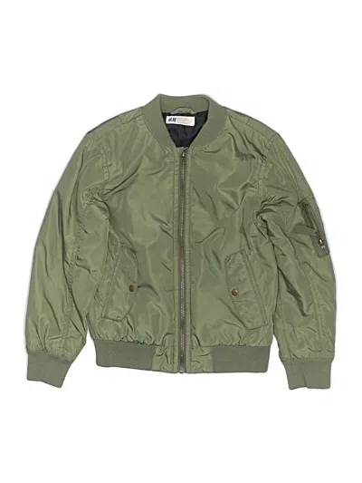 Pre-owned H&m Kids' Jacket In Green