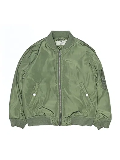 Pre-owned H&m Kids' Jacket In Green