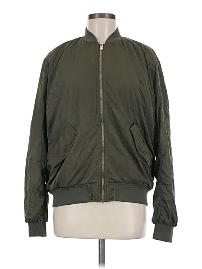 Pre-owned H&m Jacket In Green