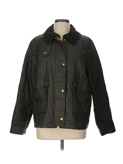 Pre-owned H&m Jacket In Green