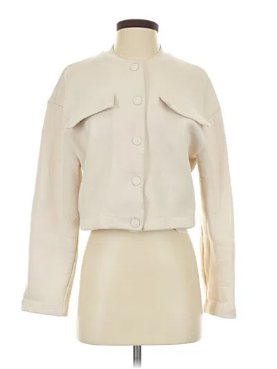Pre-owned H&m Jacket In Ivory