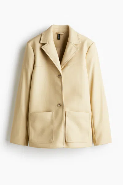 H&m Jacket In Light Beige