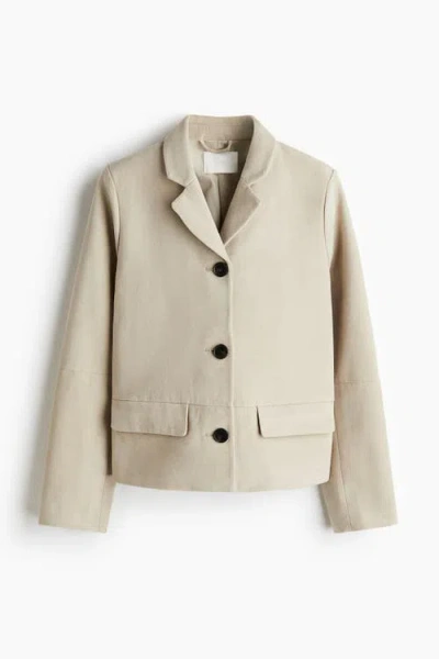 H&m Jacket In Neutral