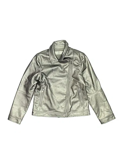 Pre-owned H&m Kids' Jacket In Silver