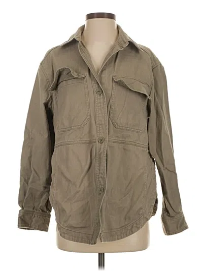 Pre-owned H&m Jacket In Tan