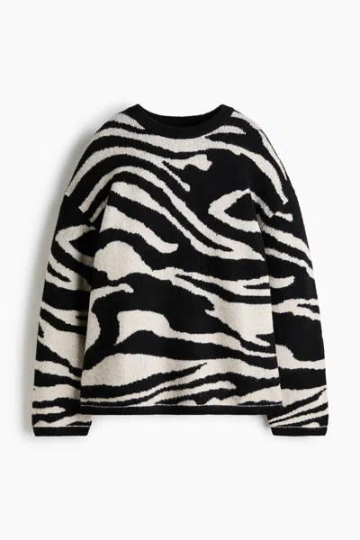 H&m Jacquard-knit Sweater In Multi