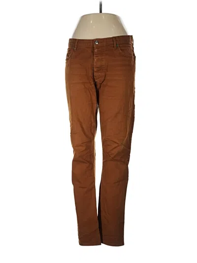 Pre-owned H&m Jeans In Brown
