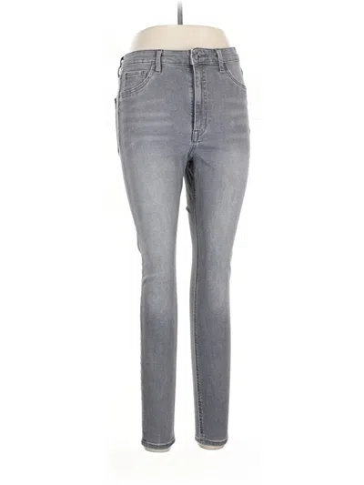 Pre-owned H&m Jeans In Gray