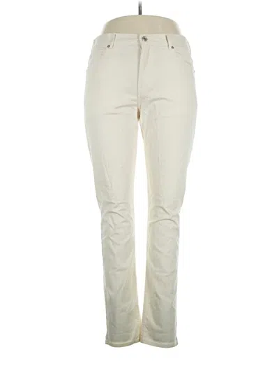 Pre-owned H&m Jeans In Ivory
