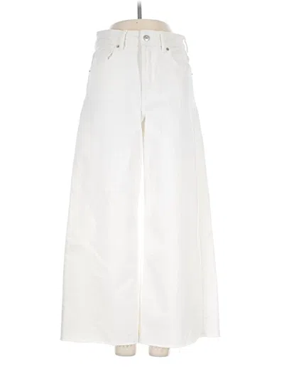 Pre-owned H&m Jeans In Ivory