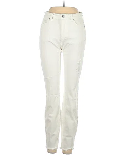 Pre-owned H&m Jeans In Ivory