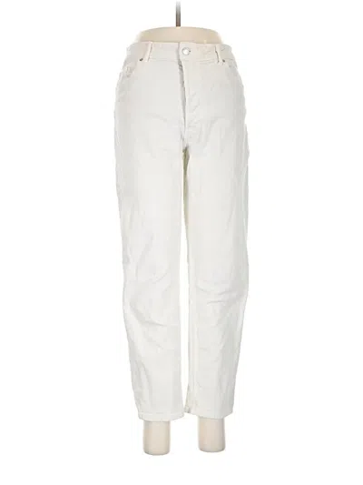 Pre-owned H&m Jeans In Ivory