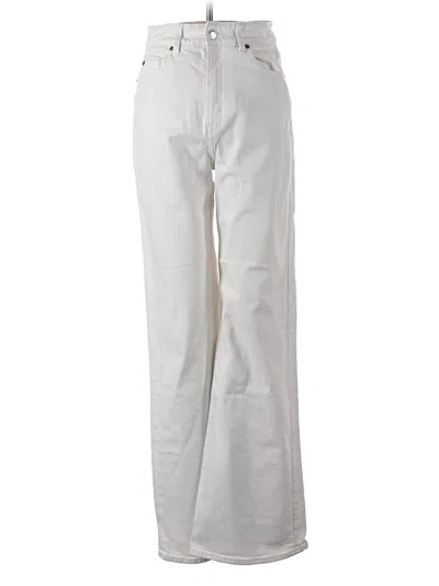 Pre-owned H&m Jeans In White