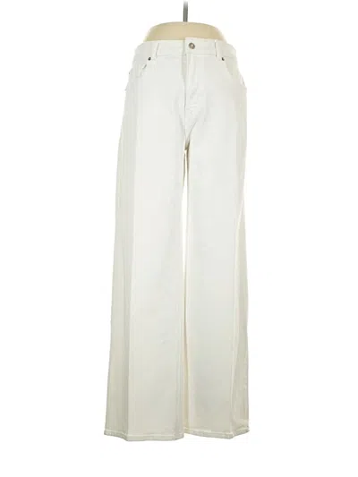 Pre-owned H&m Jeans In White