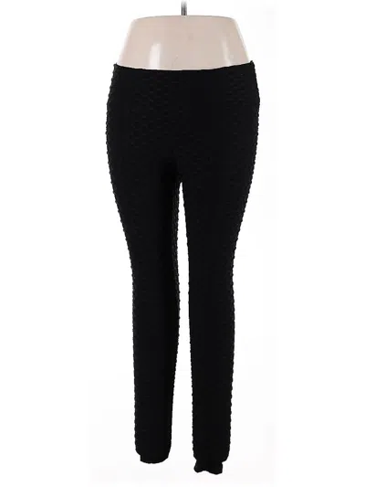 Pre-owned H&m Jeggings In Black