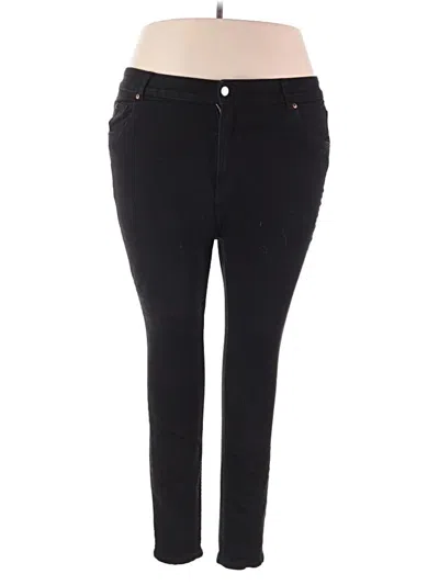 Pre-owned H&m Jeggings In Black