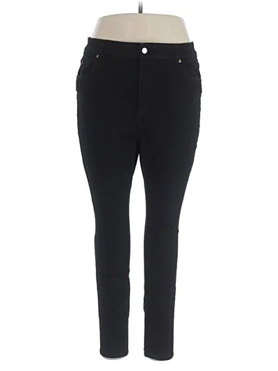 Pre-owned H&m Jeggings In Black